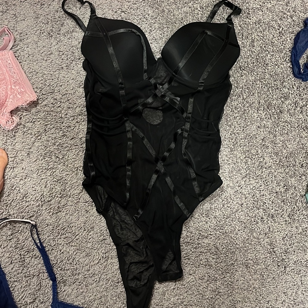 Lingerie body suit black size L